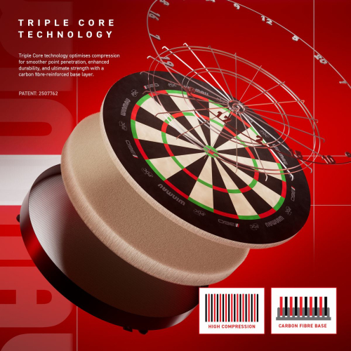 Preview: Winmau Blade 360 Triple Core Dartboard - Official PDC Match Quality